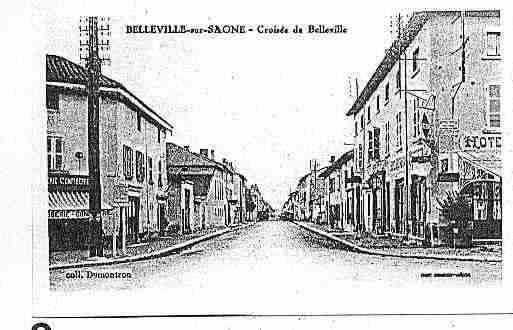 Ville de BELLEVILLE Carte postale ancienne