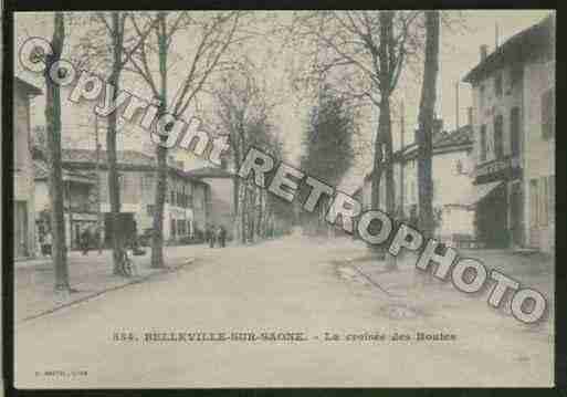 Ville de BELLEVILLE Carte postale ancienne