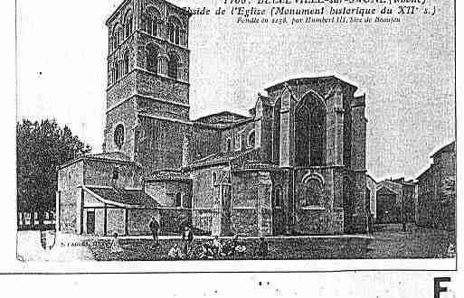 Ville de BELLEVILLE Carte postale ancienne