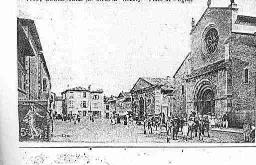 Ville de BELLEVILLE Carte postale ancienne