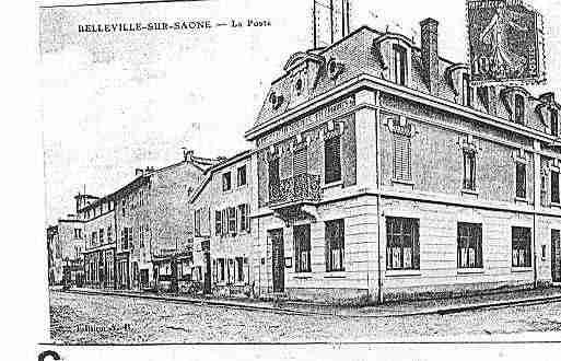 Ville de BELLEVILLE Carte postale ancienne