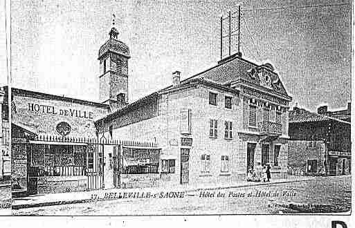 Ville de BELLEVILLE Carte postale ancienne Ville de BELLEVILLE Carte postale ancienne