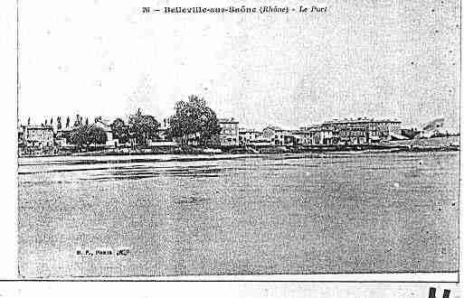 Ville de BELLEVILLE Carte postale ancienne