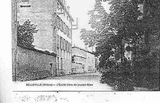 Ville de BELLEVILLE Carte postale ancienne