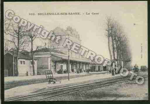 Ville de BELLEVILLE Carte postale ancienne