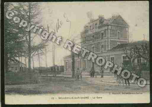 Ville de BELLEVILLE Carte postale ancienne