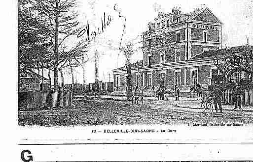 Ville de BELLEVILLE Carte postale ancienne