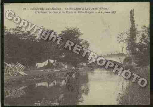 Ville de BELLEVILLE Carte postale ancienne