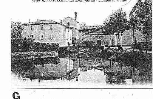 Ville de BELLEVILLE Carte postale ancienne
