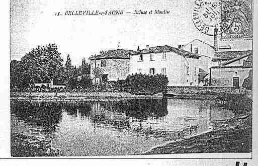 Ville de BELLEVILLE Carte postale ancienne