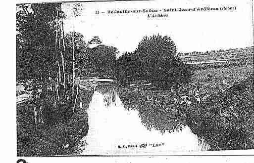 Ville de BELLEVILLE Carte postale ancienne