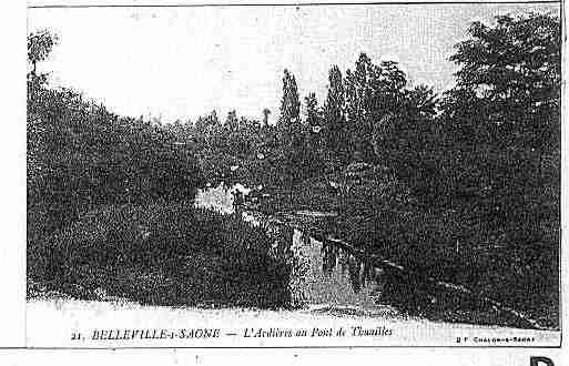 Ville de BELLEVILLE Carte postale ancienne