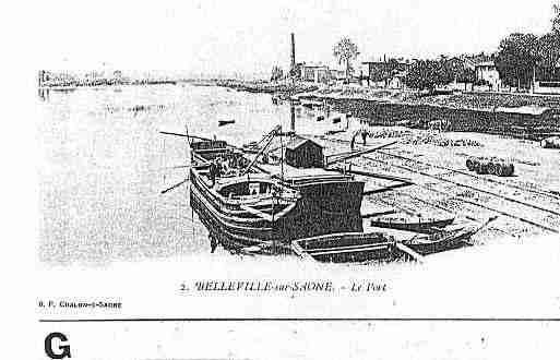 Ville de BELLEVILLE Carte postale ancienne