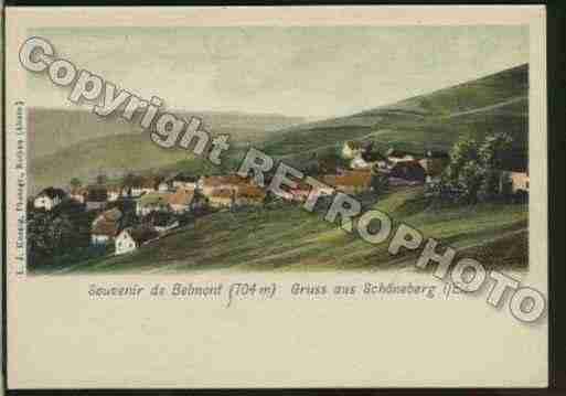 Ville de BELMONT Carte postale ancienne