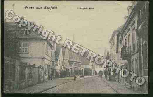 Ville de BENFELD Carte postale ancienne