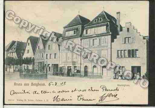 Ville de BERGHEIM Carte postale ancienne