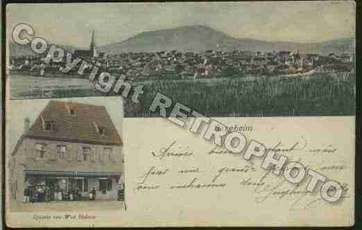 Ville de BERGHEIM Carte postale ancienne