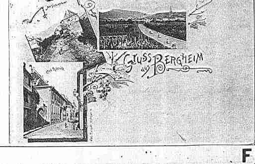 Ville de BERGHEIM Carte postale ancienne