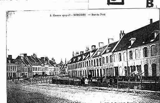 Ville de BERGUES Carte postale ancienne