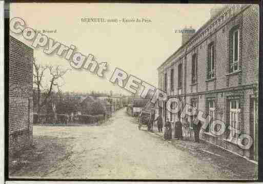Ville de BERNEUILENBRAY Carte postale ancienne