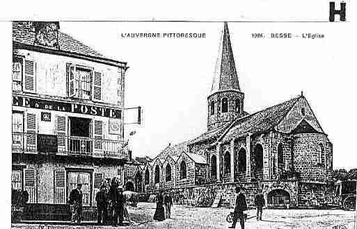 Ville de BESSEETSAINTANASTAISE Carte postale ancienne