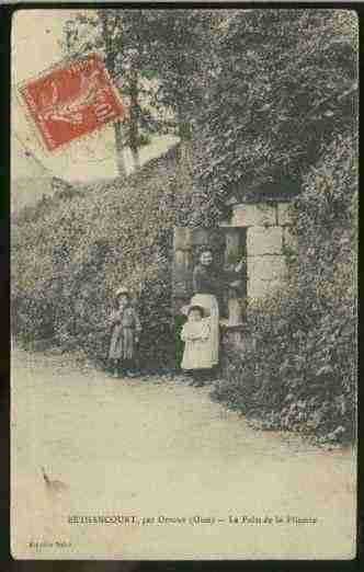 Ville de BETHANCOURTENVALOIS Carte postale ancienne