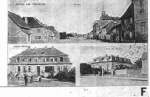 Ville de BIESHEIM Carte postale ancienne