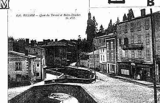 Ville de BILLOM Carte postale ancienne