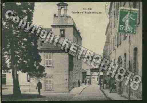 Ville de BILLOM Carte postale ancienne