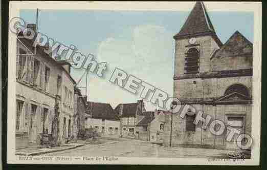 Ville de BILLYSUROISY Carte postale ancienne