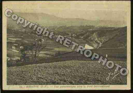 Ville de BIRIATOU Carte postale ancienne