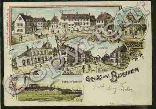 Ville de BISCHHEIM Carte postale ancienne