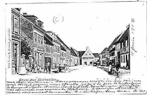 Ville de BISCHWILLER Carte postale ancienne