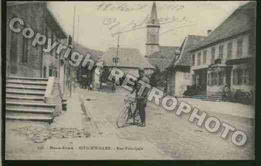 Ville de BITSCHWILLERLESTHANN Carte postale ancienne