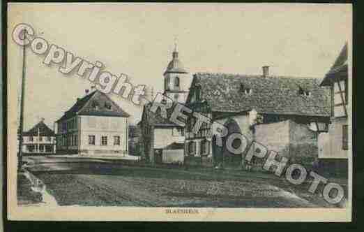 Ville de BLAESHEIM Carte postale ancienne