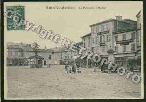 Ville de BOISD\'OINGT(LE) Carte postale ancienne