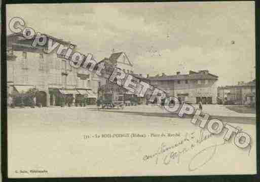 Ville de BOISD\'OINGT(LE) Carte postale ancienne