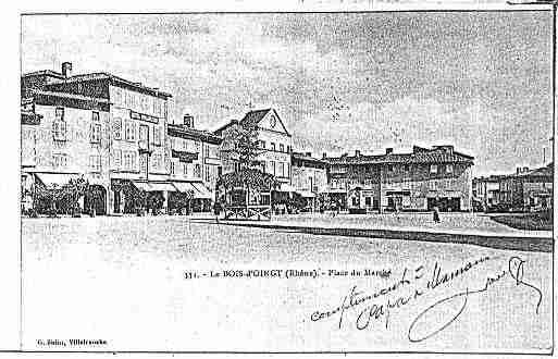 Ville de BOISD\'OINGT(LE) Carte postale ancienne
