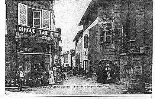 Ville de BOISD\'OINGT(LE) Carte postale ancienne