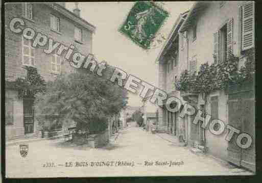 Ville de BOISD\'OINGT(LE) Carte postale ancienne