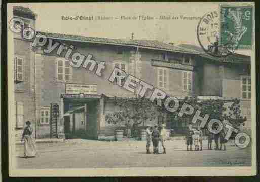 Ville de BOISD\'OINGT(LE) Carte postale ancienne