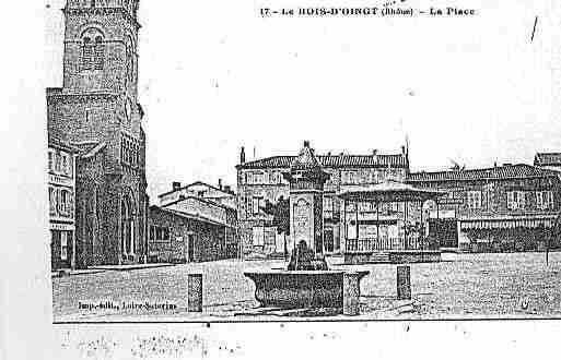 Ville de BOISD\'OINGT(LE) Carte postale ancienne
