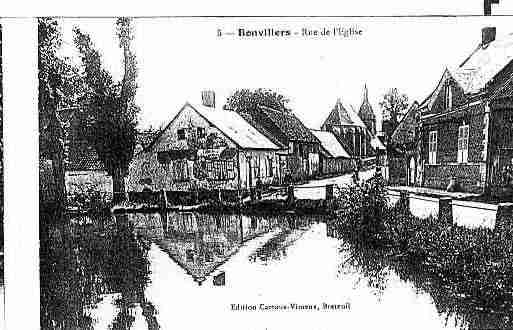 Ville de BONVILLERS Carte postale ancienne