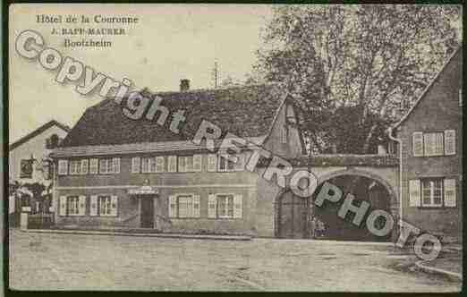 Ville de BOOFZHEIM Carte postale ancienne