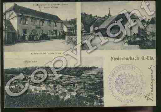 Ville de BOURBACHLEBAS Carte postale ancienne