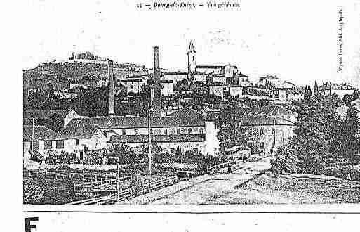 Ville de BOURGDETHIZY Carte postale ancienne