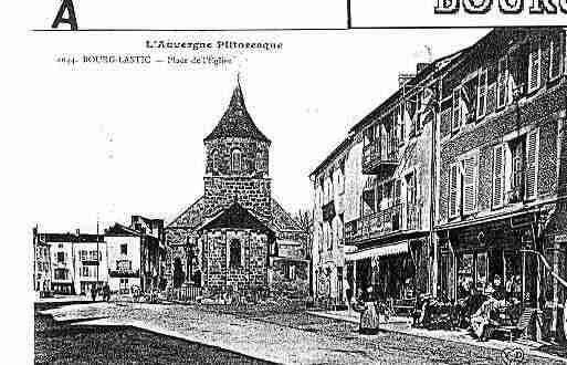 Ville de BOURGLASTIC Carte postale ancienne