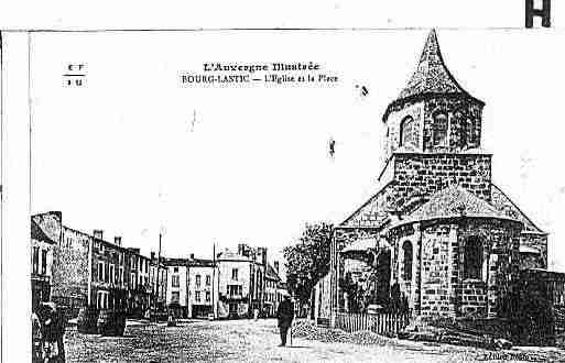 Ville de BOURGLASTIC Carte postale ancienne