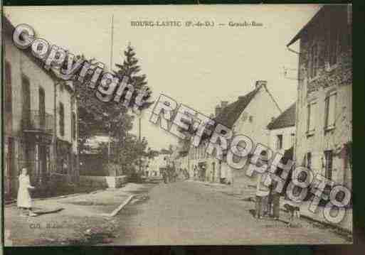 Ville de BOURGLASTIC Carte postale ancienne