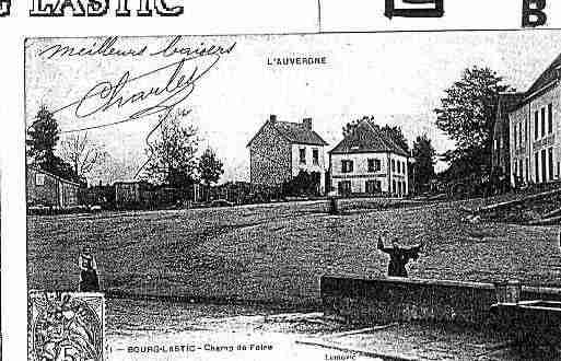 Ville de BOURGLASTIC Carte postale ancienne